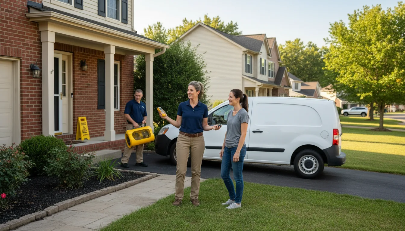 Residential water damage restoration in Coyote, NM